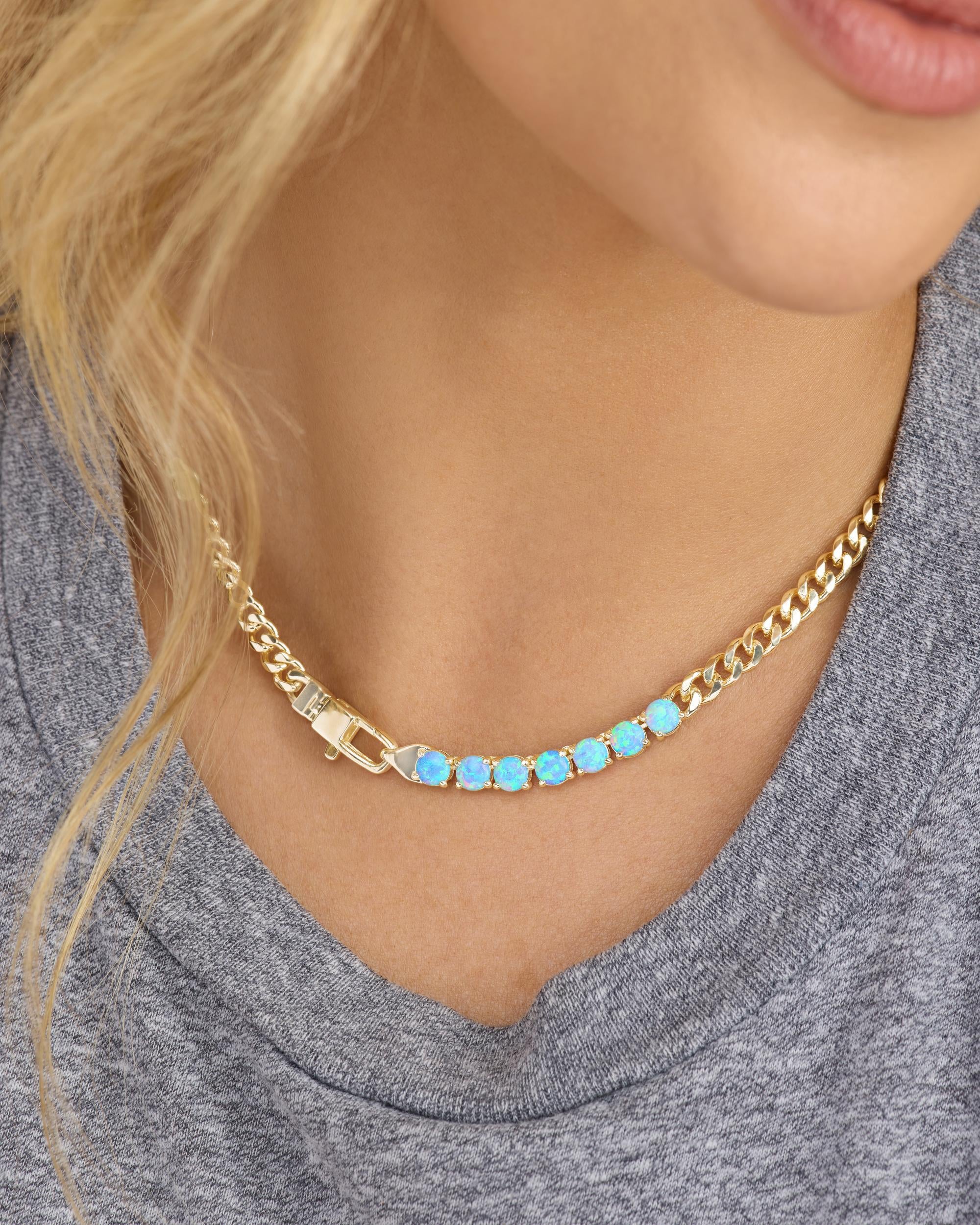 Julian Loves Opals Necklace 5mm - alternate view