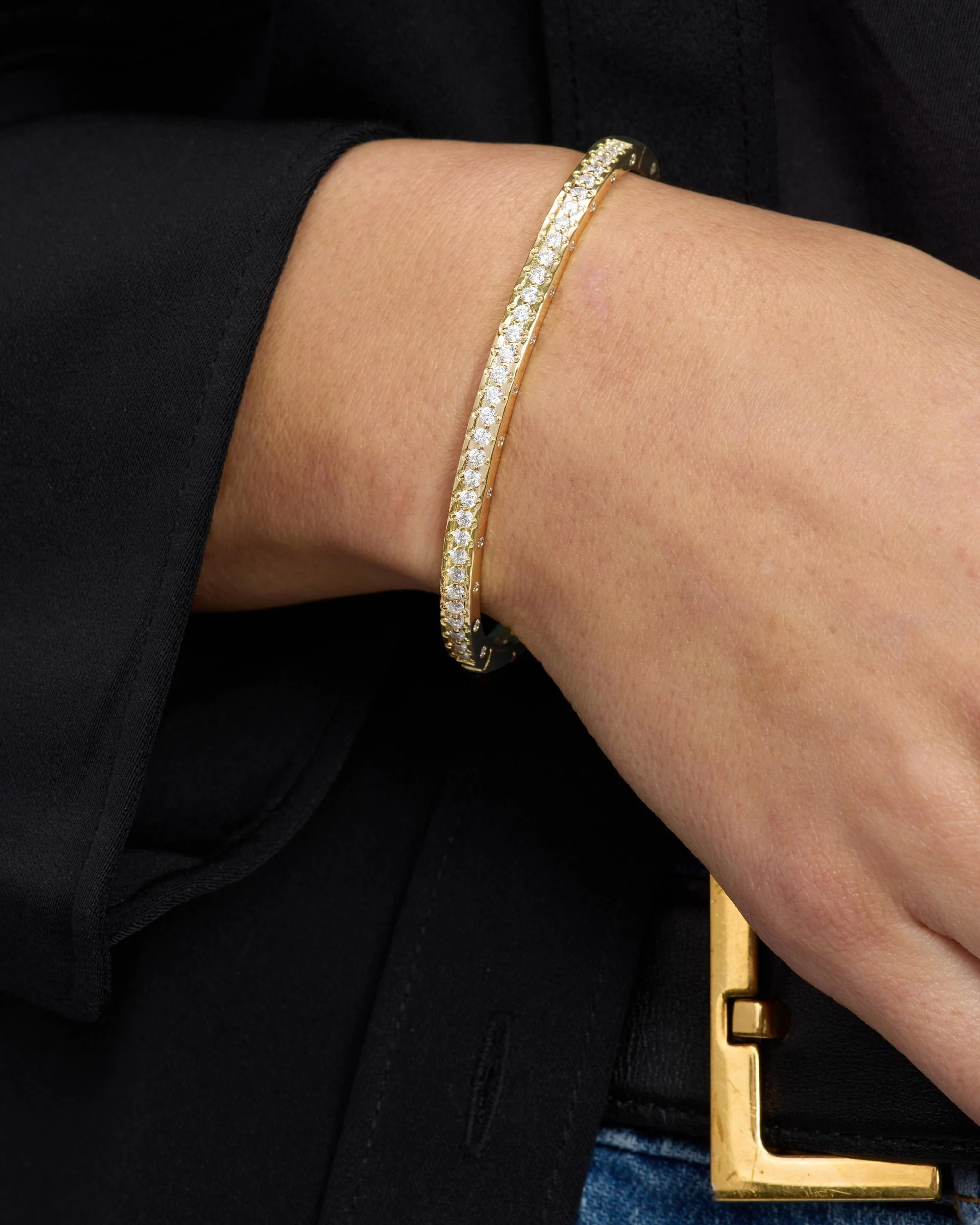 Ashley Pavé Cuff 4mm