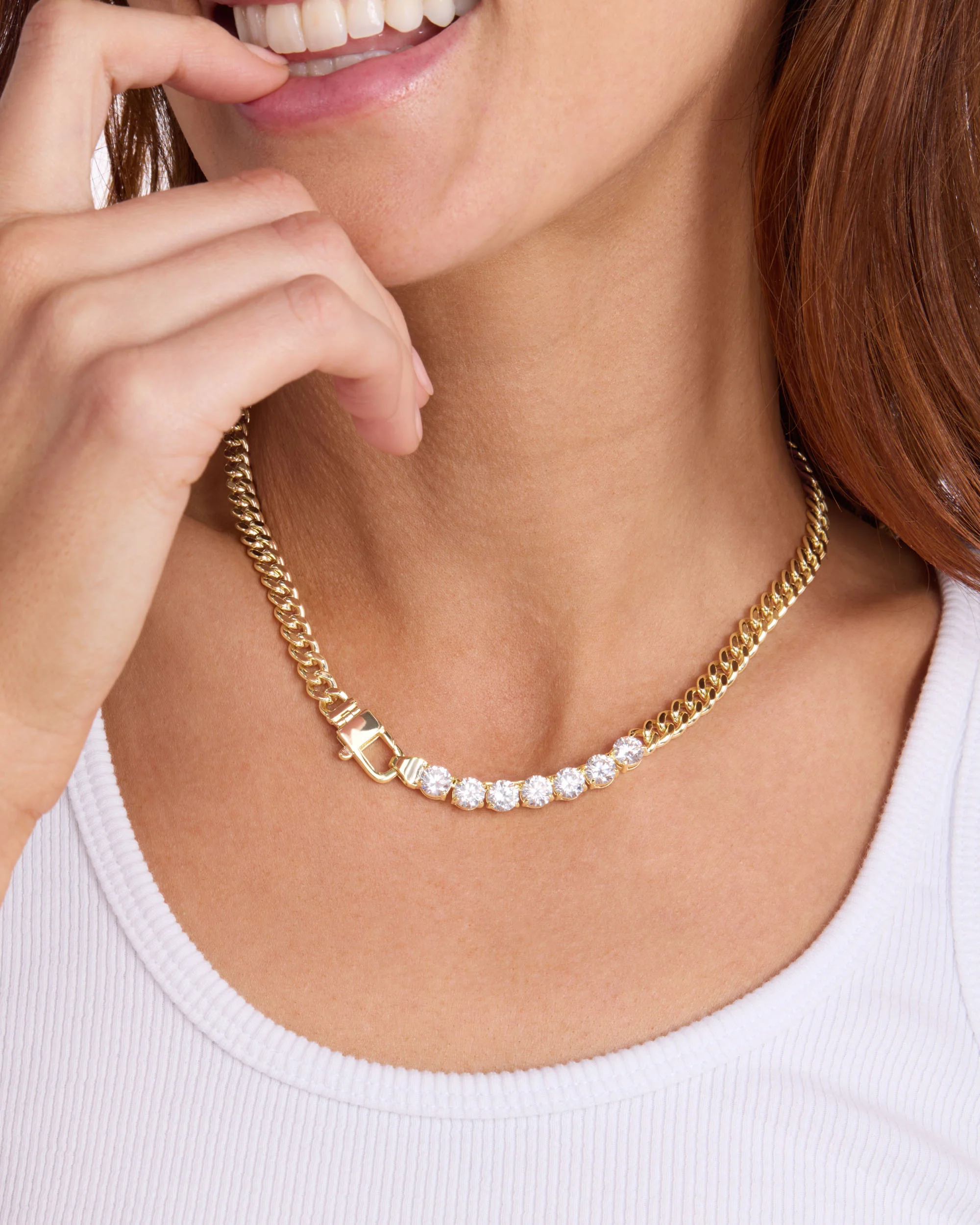 Julian Loves Diamonds Necklace 6.8mm - alternate view